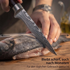 Ausbeinmesser mit Griff aus laminiertem Holz