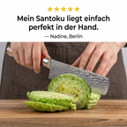 Nakirimesser mit rotem Harzgriff