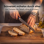 Brotmesser mit Griff aus laminiertem Holz