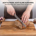 Kochmesser-Set Damast-Optik, 1–10-teilig, wählbar