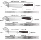 Küchenmesser-Set Damast-Optik, 3-teilig, mit Geschenkbox