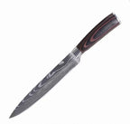 Tranchiermesser 20 cm aus deutschem Edelstahl, Griff aus Pakkaholz