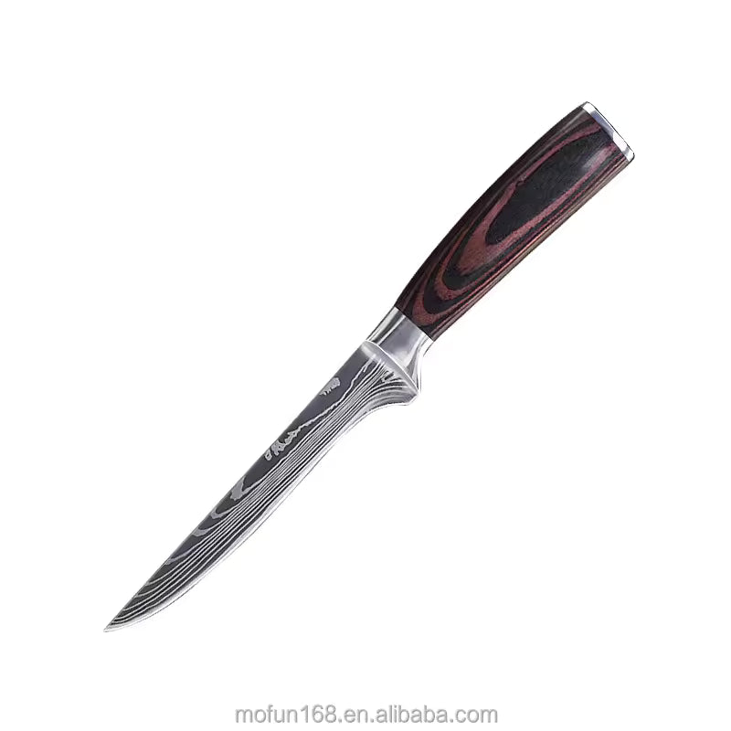 Ausbeinmesser 15 cm aus deutschem Edelstahl, Griff aus Pakkaholz