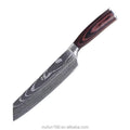 Kiritsukemesser 18 cm aus deutschem Edelstahl, Griff aus Pakkaholz