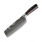 Hackmesser mit Griff aus laminiertem Holz
