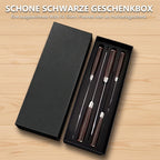 Küchenmesser-Set Damast-Optik, 5-teilig, im Geschenkkoffer