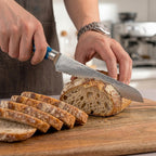 Brotmesser– Wurzelholz & Blauharz