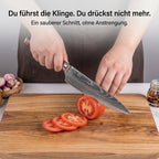 Kochmesser-Set Damast-Optik, 1–10-teilig, wählbar