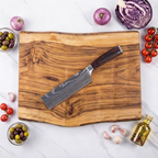 Hackmesser mit Griff aus laminiertem Holz
