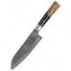 Santokumesser 175 mm – Griff aus stabilisiertem Holz