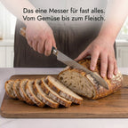 Brotmesser 240 mm – Griff aus stabilisiertem Holz