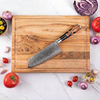 Hackmesser 190 mm – Griff aus stabilisiertem Holz