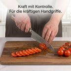 Santokumesser 190 mm – Griff aus stabilisiertem Holz