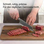 Hackmesser 190 mm – Griff aus stabilisiertem Holz
